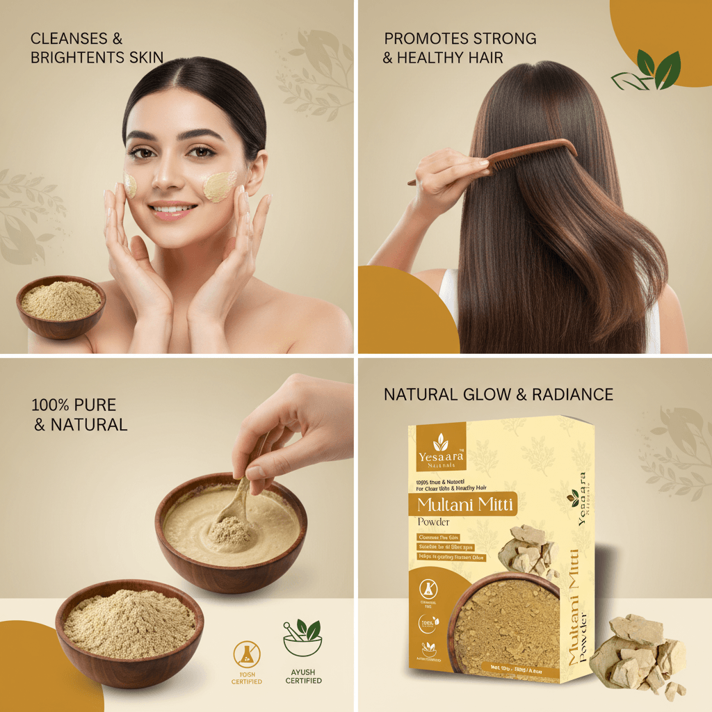 Multani Mitti Powder (Fuller’s Earth)