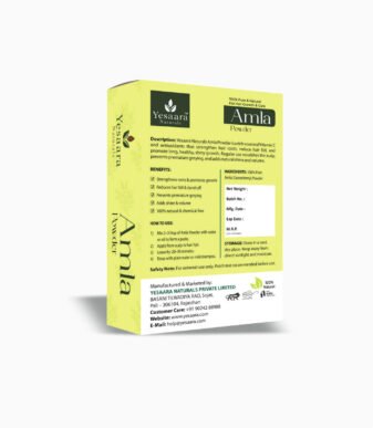 amla powder back image box