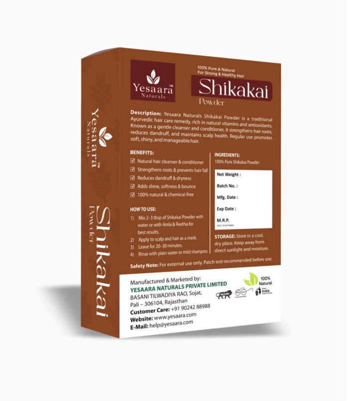 shikakai powder back image