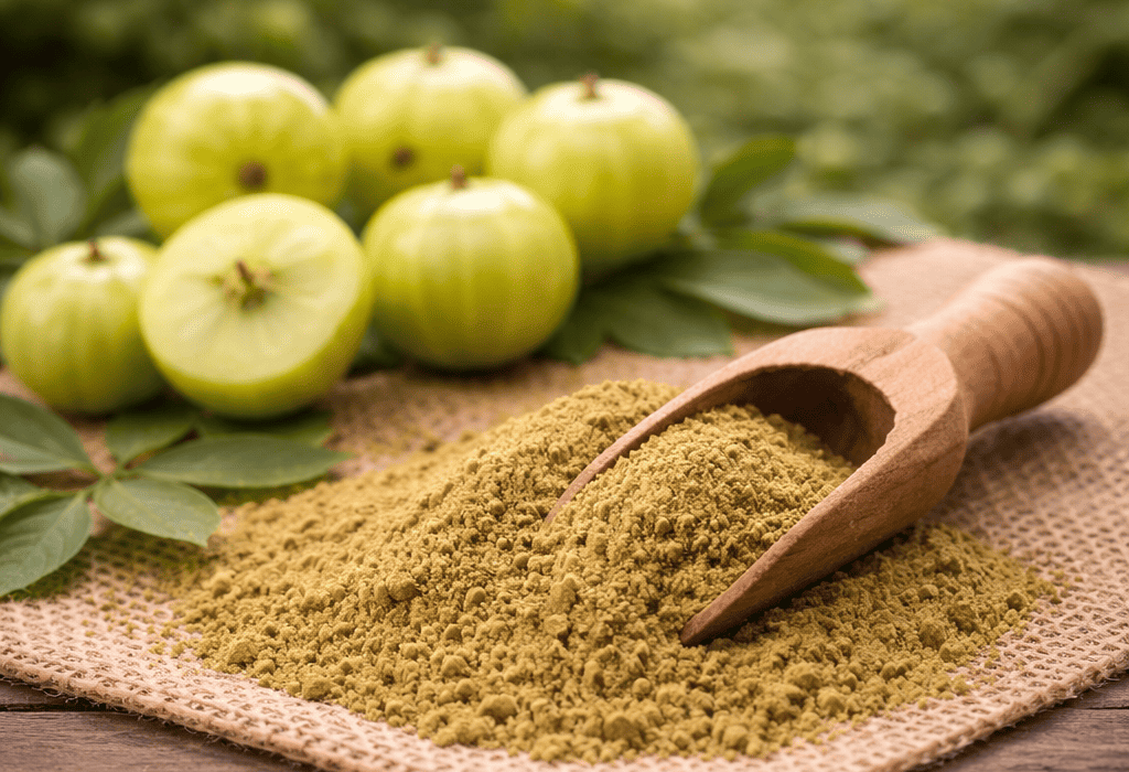 Natural Amla Powder for Hair Care and Growth