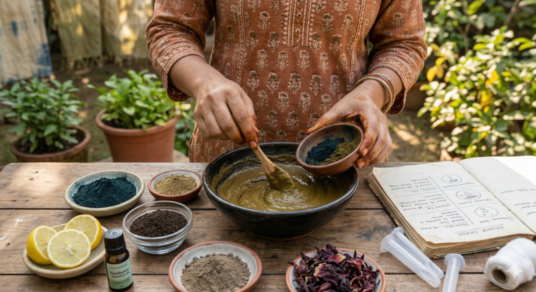 The Art of Mixing Henna: How to Create Custom Shades Naturally