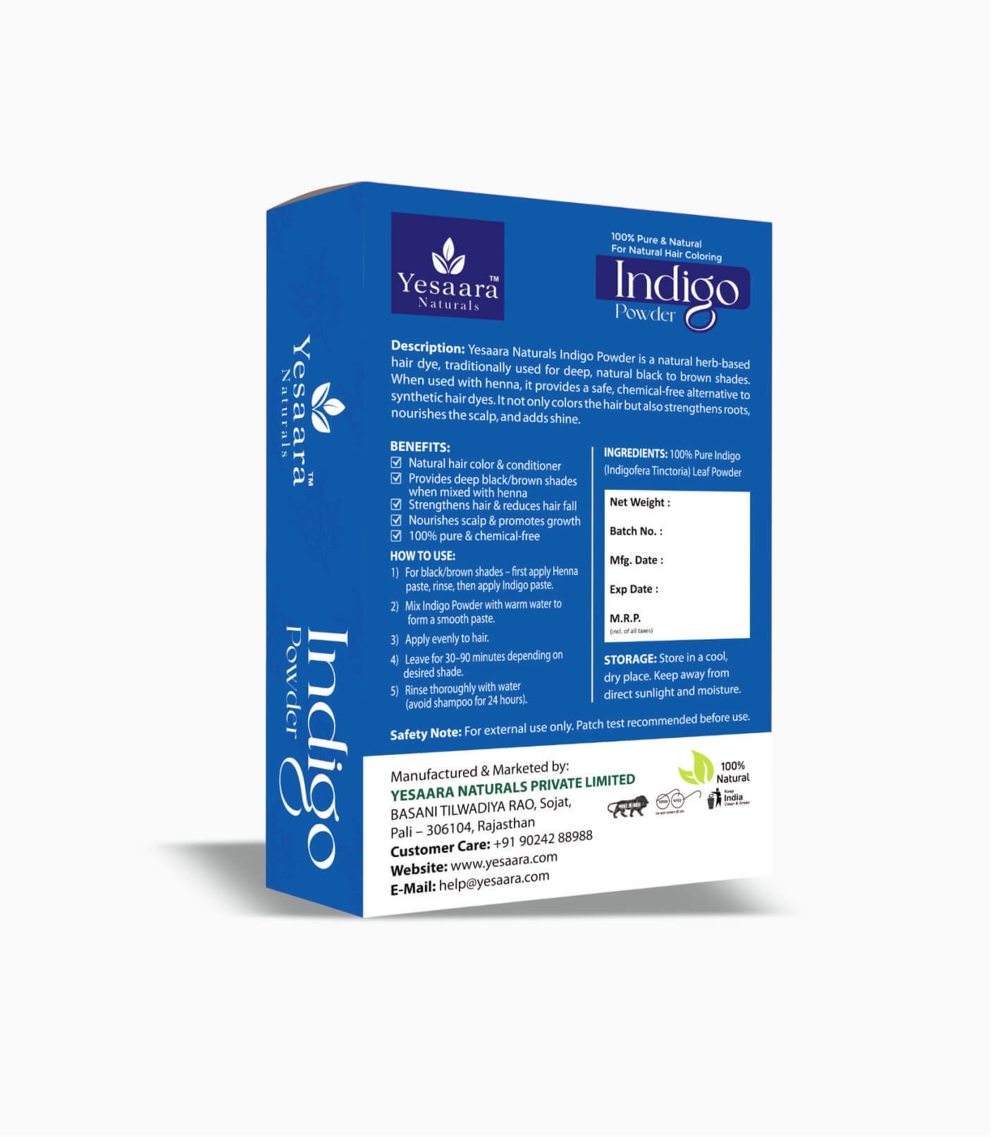 indigo powder back image indigo powder back image