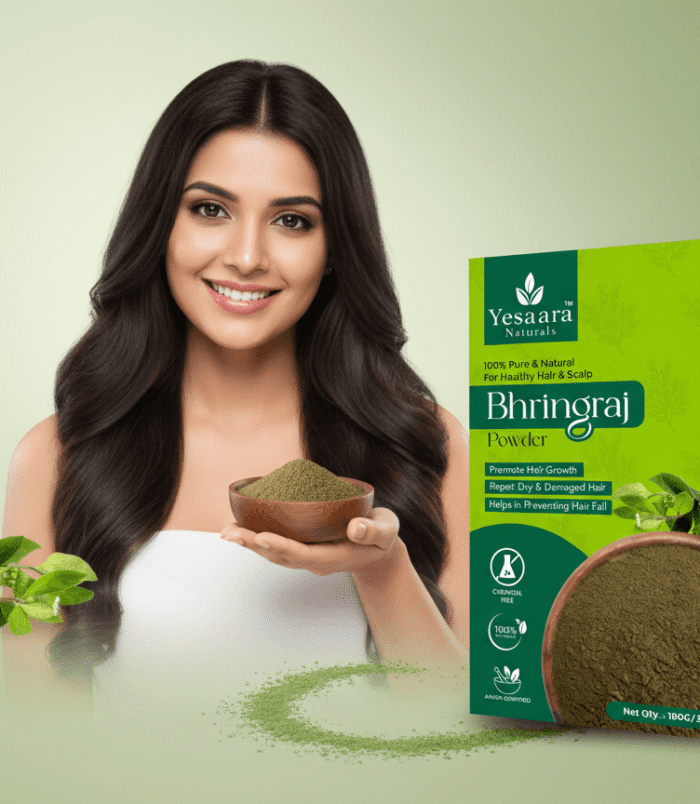 Bhringraj Powder 100g – Pure Natural Hair Care Powder