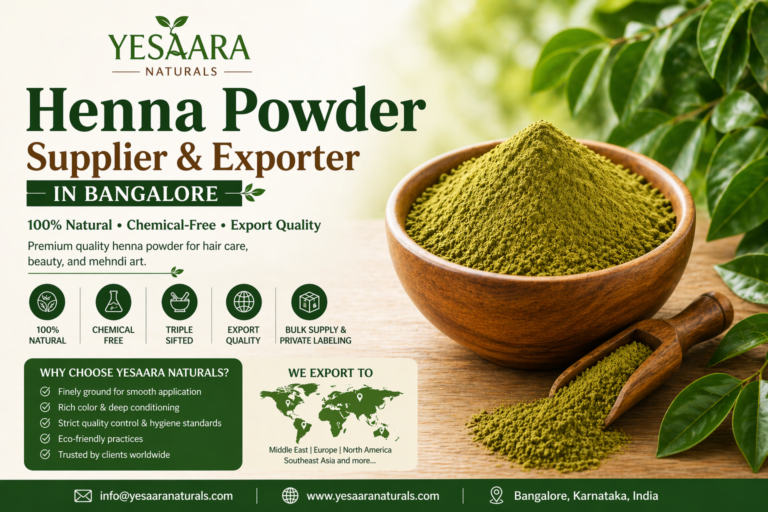 Henna Powder Supplier & Exporter in Bangalore