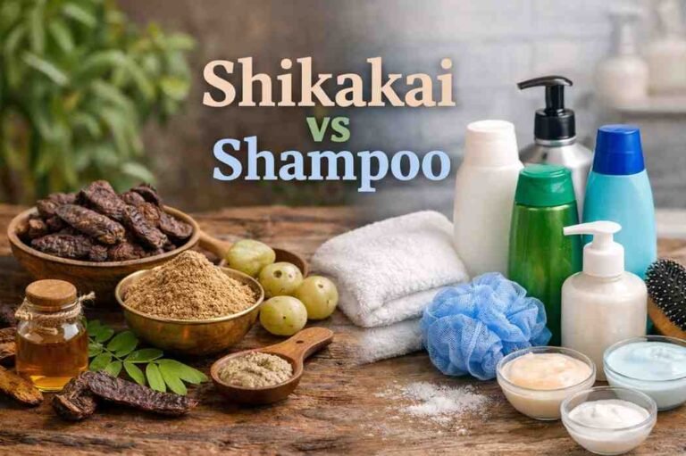 Shikakai vs Shampoo