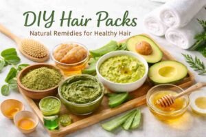 DIY Hair Packs with Henna Powder & Natural Ingredients