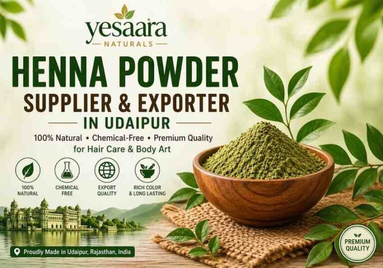 Henna Powder Supplier & Exporter in Udaipur – Yesaara Naturals