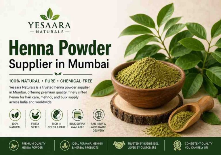 High-Quality Henna Powder Supplier in Mumbai – Yesaara Naturals