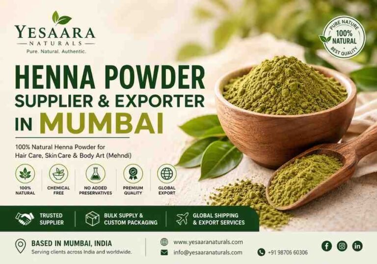 Henna Powder Supplier & Exporter in Mumbai
