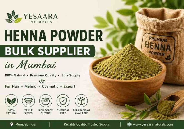 High-Quality Henna Powder Bulk Supplier in Mumbai