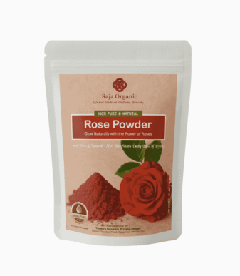 Saja Organic 100% Pure Rose Glow Herbal Powder 100gm