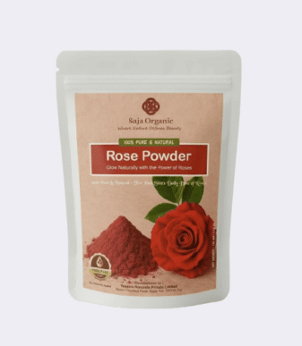 Saja Organic 100% Pure Rose Glow Herbal Powder 100gm