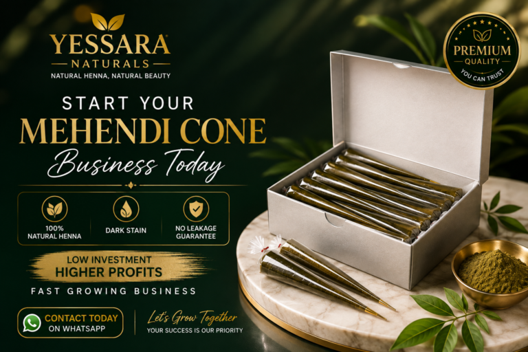 Low Investment, High-Potential Business: Start Your Own Mehendi Cone Brand