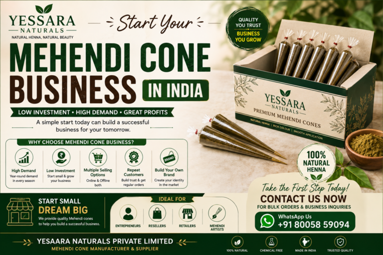 How to Start a Mehendi Cone Business in India
